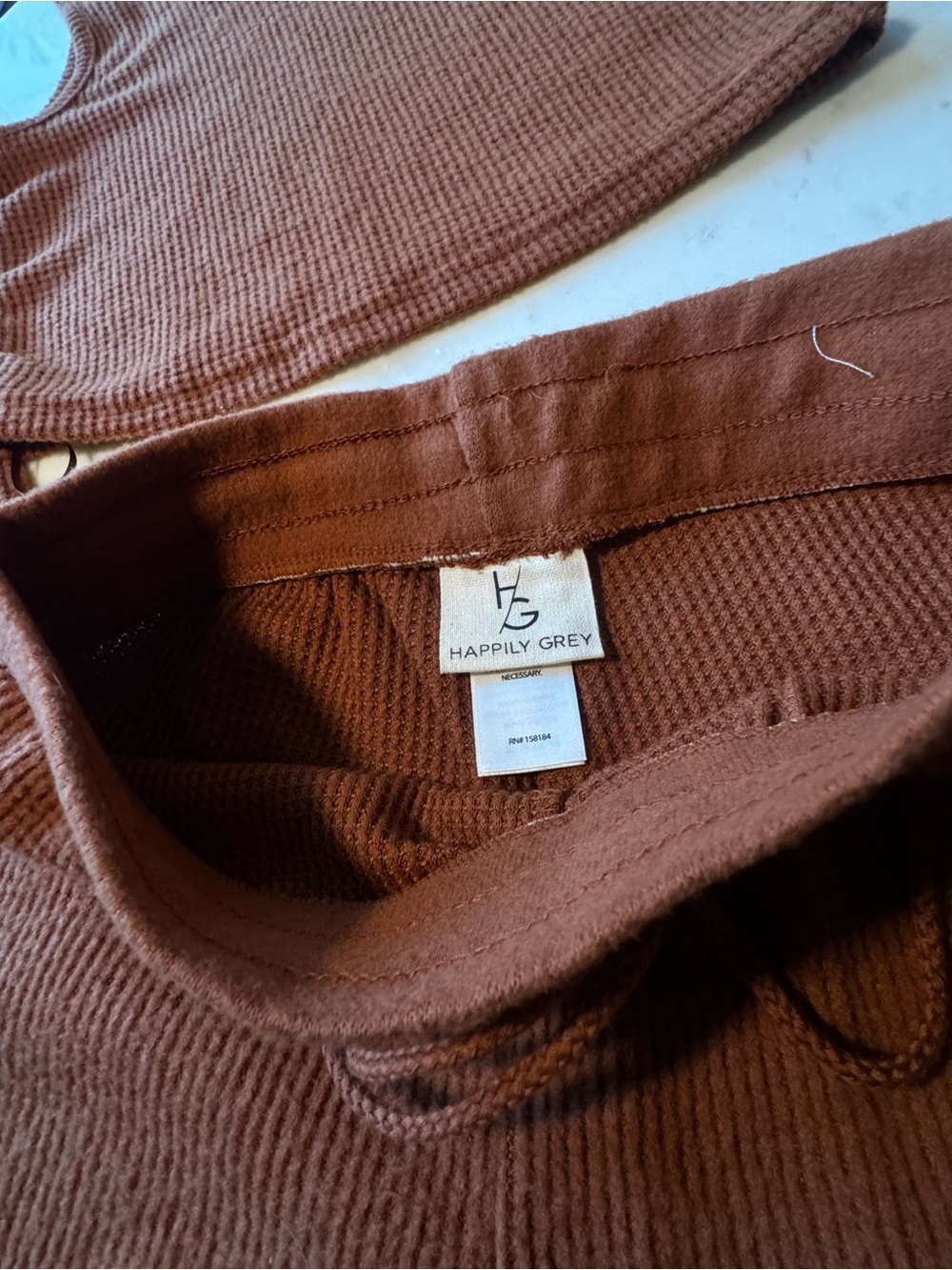 Knit Drawstring Matching Set - Picture 6 of 6